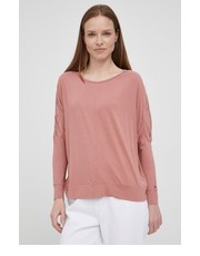 Bluzka longsleeve damski kolor różowy - Answear.com Tommy Hilfiger