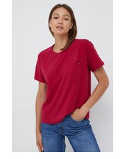 Bluzka t-shirt damski kolor różowy - Answear.com Tommy Hilfiger
