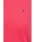 Bluzka Tommy Hilfiger longsleeve damski kolor różowy