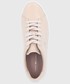 Sneakersy Tommy Hilfiger Buty skórzane kolor transparentny na płaskim obcasie