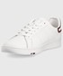 Sneakersy Tommy Hilfiger sneakersy skórzane kolor biały