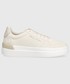 Sneakersy Tommy Hilfiger sneakersy zamszowe TH Signature Suede kolor beżowy