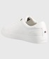 Sneakersy Tommy Hilfiger sneakersy skórzane TH Hardware Logo Cupsole kolor biały