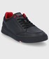 Sneakersy męskie Tommy Hilfiger buty skórzane kolor czarny