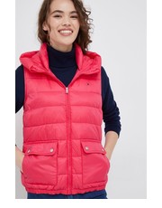 Kamizelka bezrękawnik damski kolor różowy zimowy - Answear.com Tommy Hilfiger