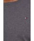 Bielizna męska Tommy Hilfiger piżama bawełniana kolor szary gładka