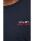 Bielizna męska Tommy Hilfiger piżama bawełniana kolor granatowy gładka