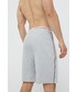 Bielizna męska Tommy Hilfiger szorty piżamowe bawełniane kolor szary z aplikacją