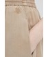 Spódnica Tommy Hilfiger spódnica kolor beżowy midi prosta