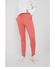 Spodnie spodnie dresowe bawełniane damskie kolor pomarańczowy gładkie - Answear.com Tommy Hilfiger