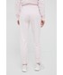 Spodnie Tommy Hilfiger spodnie damskie kolor różowy z nadrukiem