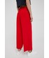 Spodnie Tommy Hilfiger spodnie damskie kolor czerwony szerokie high waist