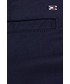 Spodnie Tommy Hilfiger spodnie damskie kolor granatowy fason chinos medium waist