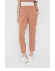 Spodnie spodnie dresowe damskie kolor pomarańczowy gładkie - Answear.com Tommy Hilfiger