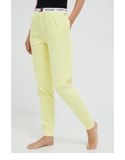 Spodnie spodnie dresowe damskie kolor żółty gładkie - Answear.com Tommy Hilfiger