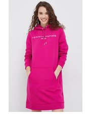 Sukienka sukienka kolor różowy mini prosta - Answear.com Tommy Hilfiger