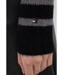 Sweter Tommy Hilfiger Sweter wełniany damski kolor czarny lekki