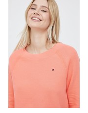 Sweter sweter bawełniany damski kolor pomarańczowy lekki - Answear.com Tommy Hilfiger