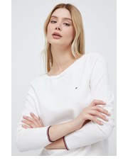 Sweter sweter damski kolor biały lekki - Answear.com Tommy Hilfiger