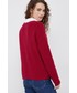 Sweter Tommy Hilfiger sweter bawełniany damski kolor czerwony