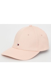 Czapka czapka bawełniana kolor różowy gładka - Answear.com Tommy Hilfiger