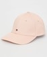 Czapka Tommy Hilfiger czapka bawełniana kolor różowy gładka
