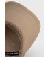 Czapka Tommy Hilfiger czapka bawełniana kolor beżowy wzorzysta