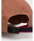 Czapka Tommy Hilfiger czapka bawełniana kolor brązowy z aplikacją