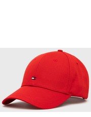 Czapka czapka kolor czerwony gładka - Answear.com Tommy Hilfiger