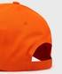 Czapka Tommy Hilfiger czapka kolor pomarańczowy gładka