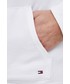 Bluza męska Tommy Hilfiger Bluza męska kolor biały z kapturem z aplikacją