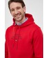 Bluza męska Tommy Hilfiger bluza męska kolor czerwony z kapturem z nadrukiem
