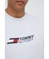Bluza męska Tommy Hilfiger bluza bawełniana męska kolor szary melanżowa
