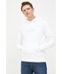 Bluza męska Tommy Hilfiger bluza bawełniana męska kolor biały z kapturem z nadrukiem