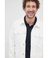 Kurtka męska Tommy Hilfiger kurtka jeansowa męska kolor biały przejściowa