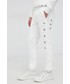Spodnie męskie Tommy Hilfiger Spodnie bawełniane męskie kolor biały z aplikacją