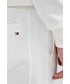 Spodnie męskie Tommy Hilfiger Spodnie bawełniane męskie kolor biały z aplikacją