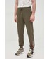 Spodnie męskie Tommy Hilfiger spodnie dresowe męskie kolor zielony z aplikacją