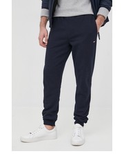 Spodnie męskie spodnie męskie kolor granatowy gładkie - Answear.com Tommy Hilfiger