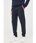 Spodnie męskie Tommy Hilfiger spodnie męskie kolor granatowy z aplikacją
