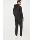 Spodnie męskie Tommy Hilfiger dres bawełniany męski kolor czarny