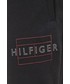 Spodnie męskie Tommy Hilfiger dres bawełniany męski kolor czarny