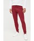 Spodnie męskie Tommy Hilfiger spodnie dresowe męskie kolor bordowy gładkie