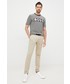 Spodnie męskie Tommy Hilfiger spodnie męskie kolor beżowy w fasonie chinos