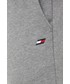 Spodnie męskie Tommy Hilfiger spodnie dresowe bawełniane męskie kolor szary z aplikacją