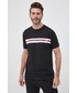 T-shirt - koszulka męska Tommy Hilfiger t-shirt męski kolor czarny z nadrukiem