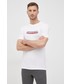 T-shirt - koszulka męska Tommy Hilfiger t-shirt męski kolor biały z nadrukiem