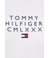 T-shirt - koszulka męska Tommy Hilfiger t-shirt bawełniany kolor biały z nadrukiem
