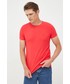T-shirt - koszulka męska Tommy Hilfiger t-shirt męski kolor różowy gładki