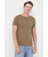 T-shirt - koszulka męska Tommy Hilfiger t-shirt męski kolor zielony gładki
